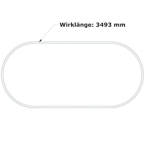 Keilrippenriemen 9 PL 3493 mm / 1375 L