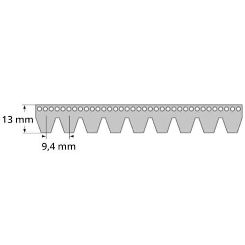 Keilrippenriemen 9 PM 2832 mm / 1115 M
