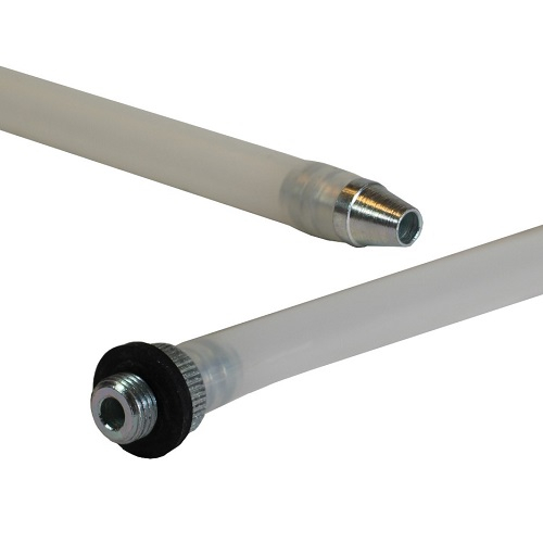 M10 x 1 mm PVC Kupplung - 500 mm l�nge f. Fettpresse - Schmiernippel