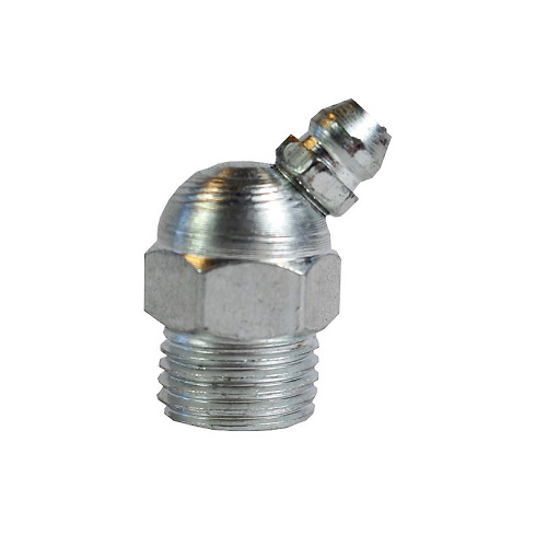 KM 10 x 1 mm Schmiernippel Form B = 45 DIN 71412