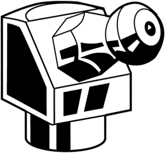 6 mm Kegeleinschlagnippel Form B = 45 DIN 71412