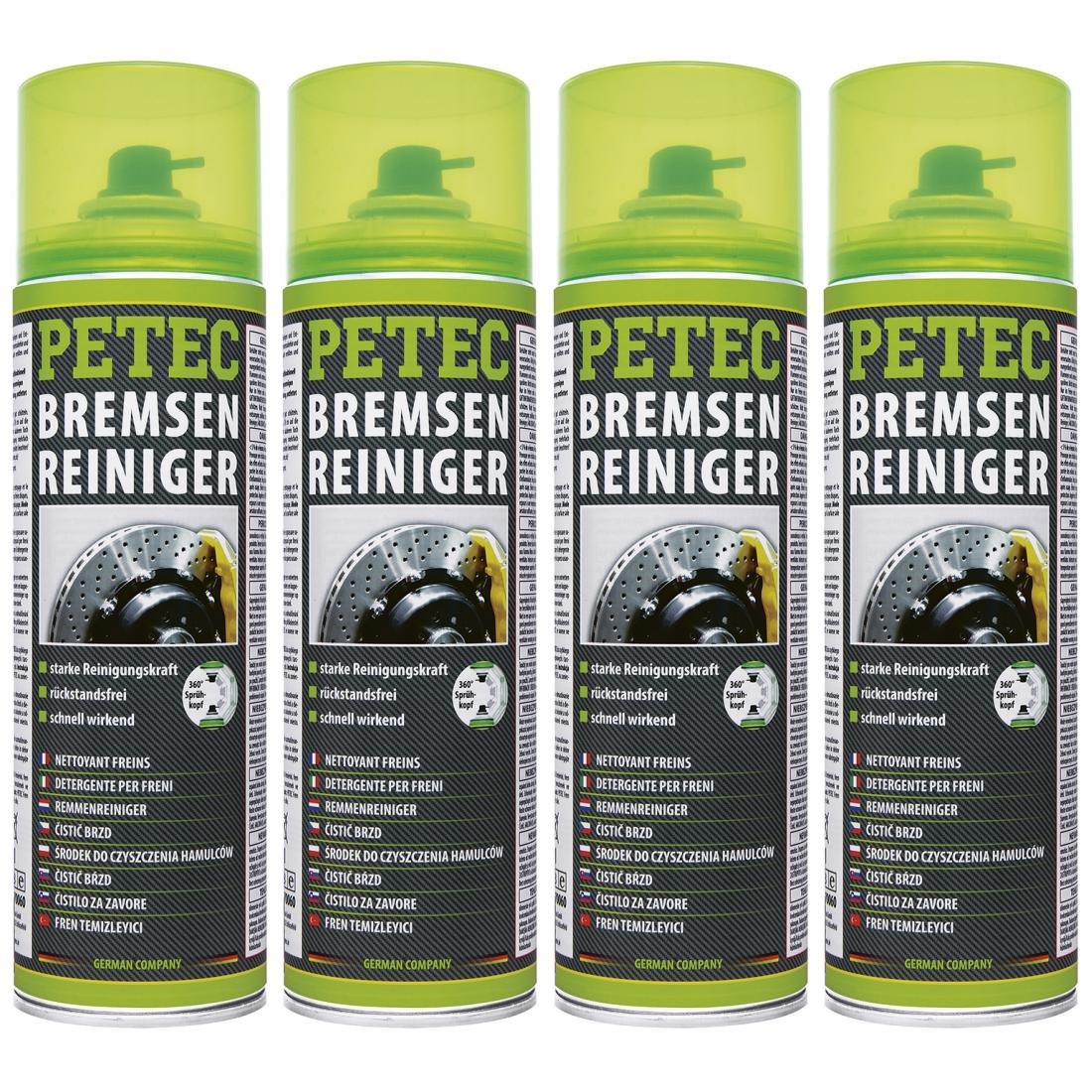 24 x Petec Bremsenreiniger Spray, 500ML