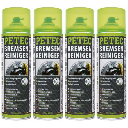 Petec Bremsenreiniger Spray 500ML  - Auswahl: 24 Stck Dosen a 500 ML