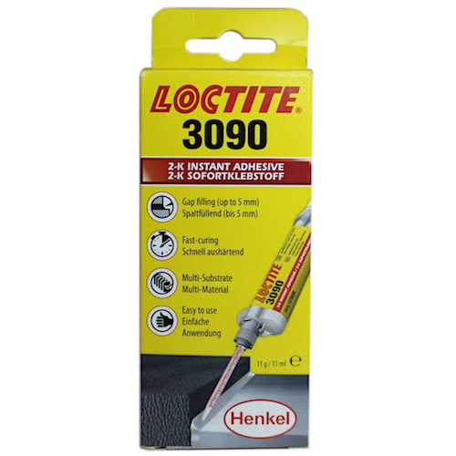 LOCTITE 3090 11G Doppelkammerkartusche (IDH 1379599) Sofortklebstoff spaltfllend bis 5 mm