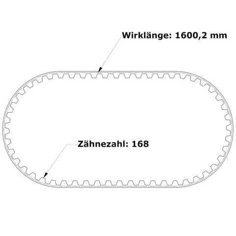 Zahnriemen 630 L 150 (38,1 mm Breit)