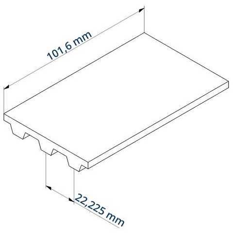 Zahnriemen 560 XH 400 (101,6 mm Breit)