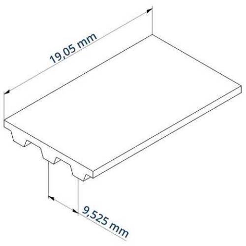 Zahnriemen 367 L 075 (19,05 mm Breit)