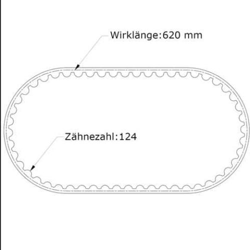 Zahnriemen HTD 620-5M-15 mm TorquePlus�-XT2