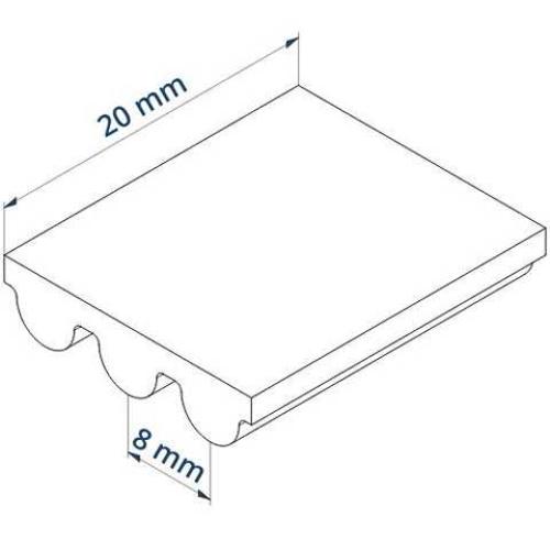 Zahnriemen HTD 1552-8M-20 mm TorquePlus�-XT2
