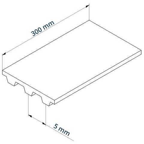 PU Zahnriemen 725-T5-300