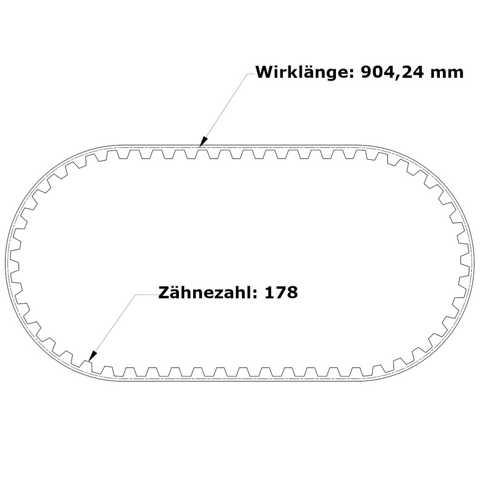 PU Zahnriemen 356 XL-PU - 031