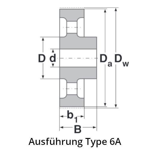 Zahnscheibe 90 L 050